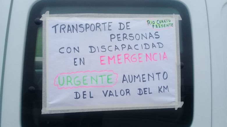 Paro de transportistas de personas con discapacidad: sin aumentos desde octubre de 2019