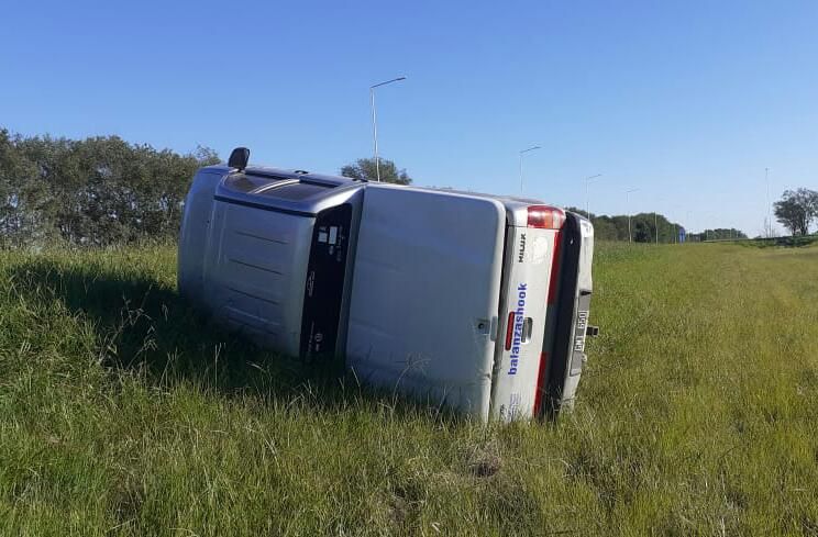 Vuelco en la Autovía Río Cuarto - Córdoba 