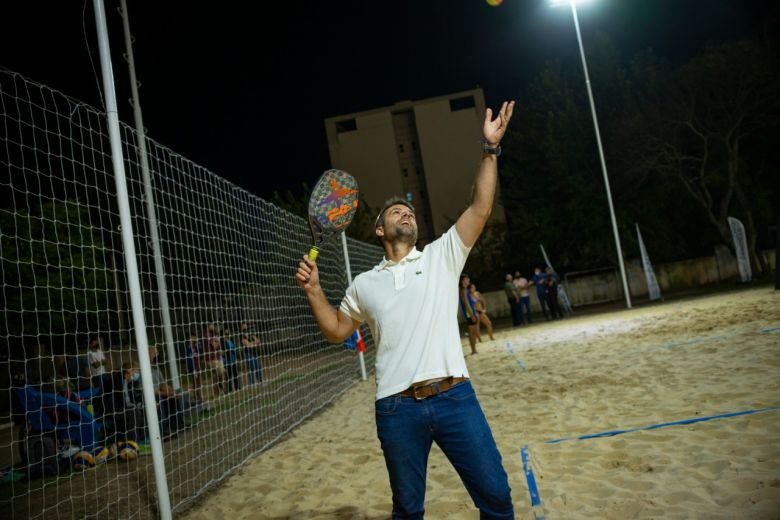 Fueron presentadas las nuevas canchas de Beach Volley y Beach Tennis del Centro 11