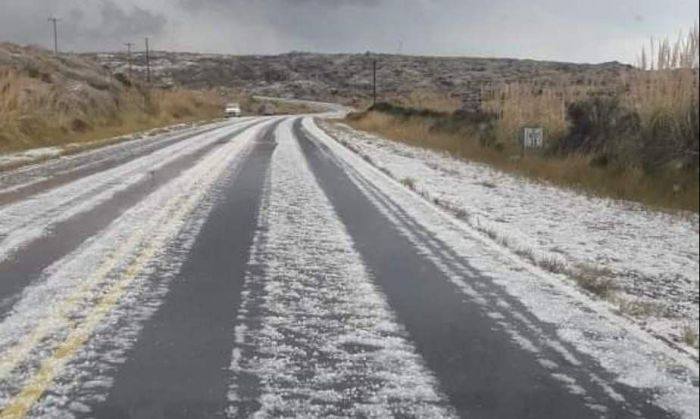 Cayó granizo en las Altas Cumbres y hay alerta para siete departamentos