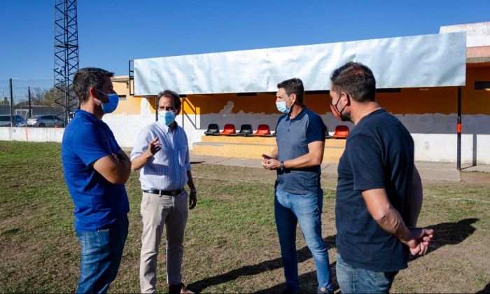 Llamosas visitó el Club Renato Cesarini