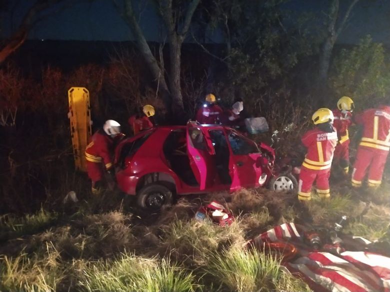 Una joven grave al despistar su vehículo cerca de Malena