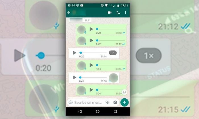 En WhatsApp ya se pueden escuchar audios en velocidad aumentada