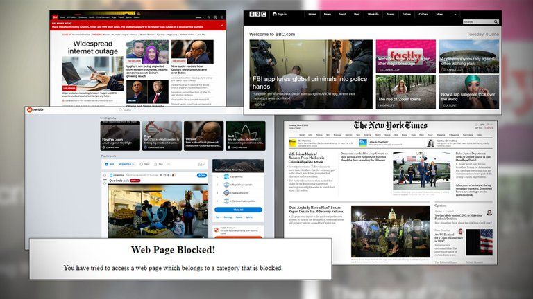 Masiva caída de medios, redes y sitios de gobierno tras una falla en un servidor de internet