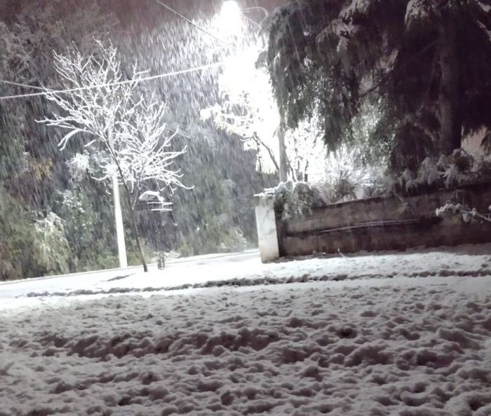 Después de 14 años nevó en Río Cuarto 