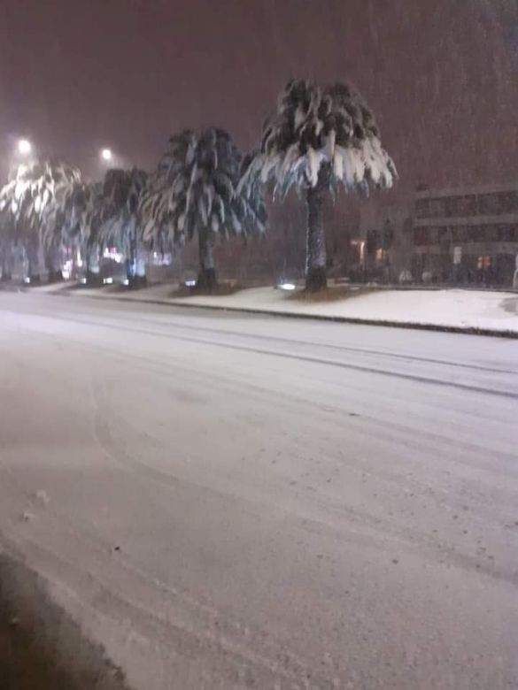 Después de 14 años nevó en Río Cuarto 