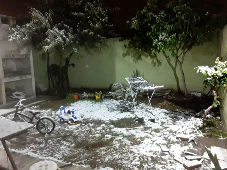 Después de 14 años nevó en Río Cuarto 