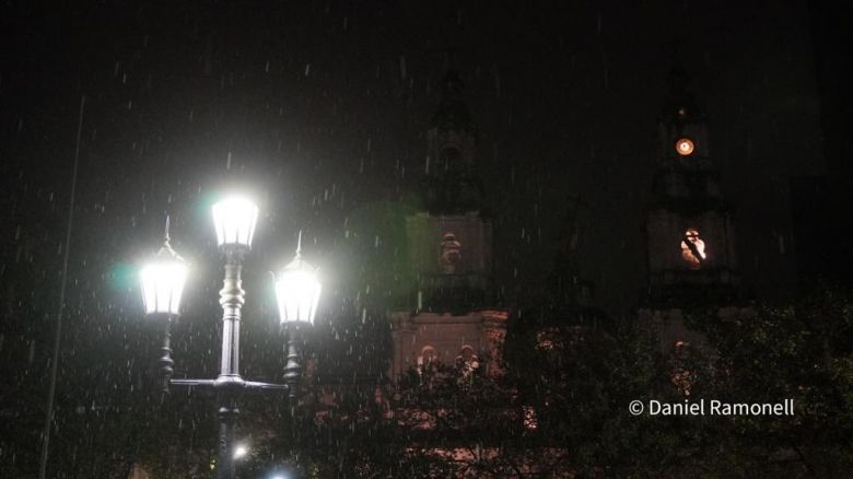 Después de 14 años nevó en Río Cuarto 