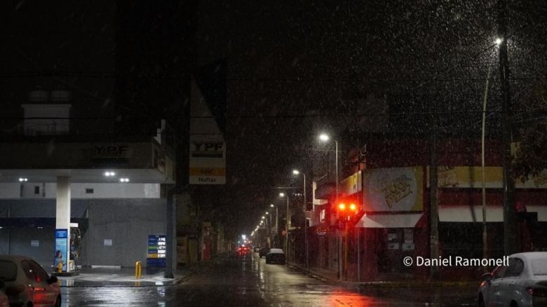 Después de 14 años nevó en Río Cuarto 