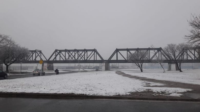 Después de 14 años nevó en Río Cuarto 