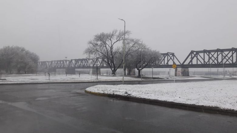 Después de 14 años nevó en Río Cuarto 