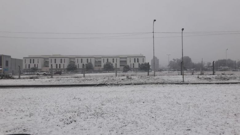 Después de 14 años nevó en Río Cuarto 