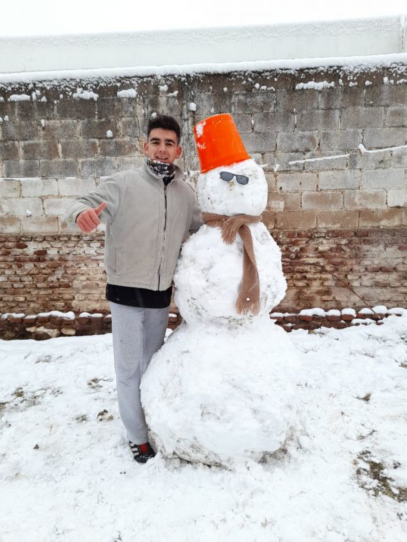 Después de 14 años nevó en Río Cuarto 