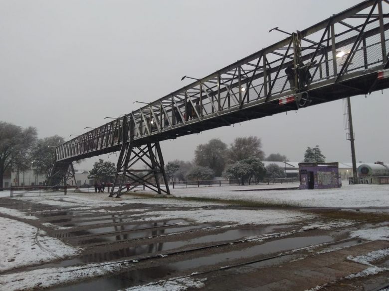 Después de 14 años nevó en Río Cuarto 