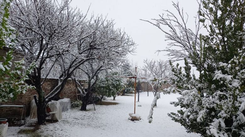 Después de 14 años nevó en Río Cuarto 