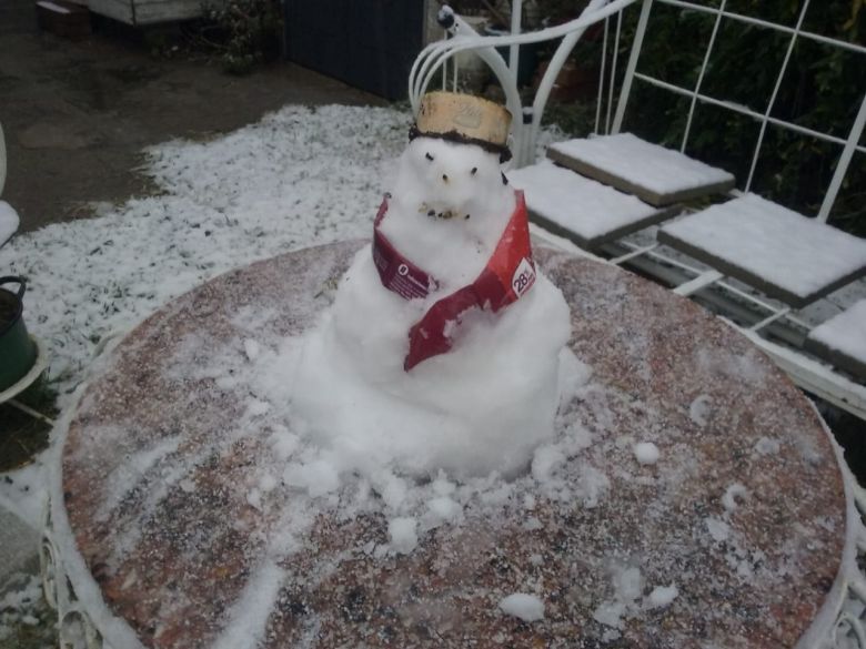 Después de 14 años nevó en Río Cuarto 