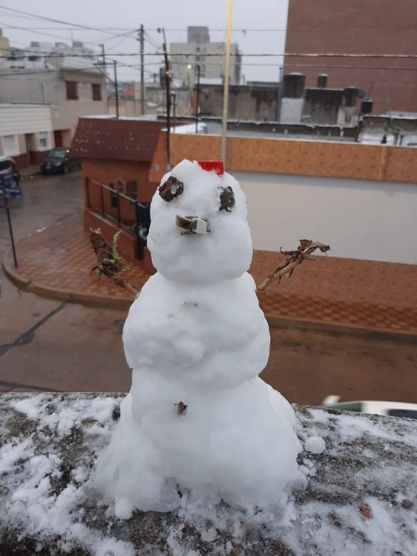 Después de 14 años nevó en Río Cuarto 