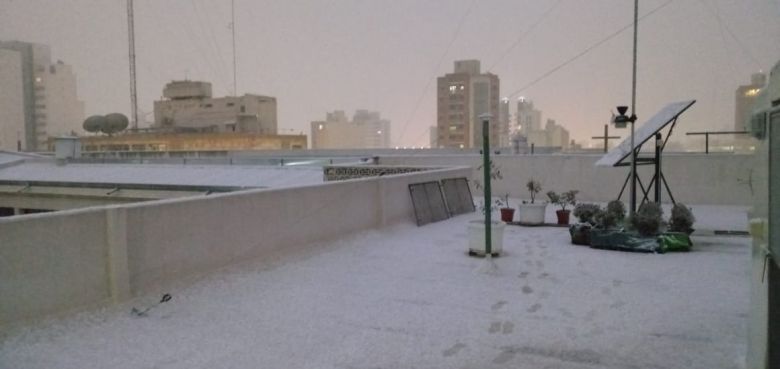 Después de 14 años nevó en Río Cuarto 