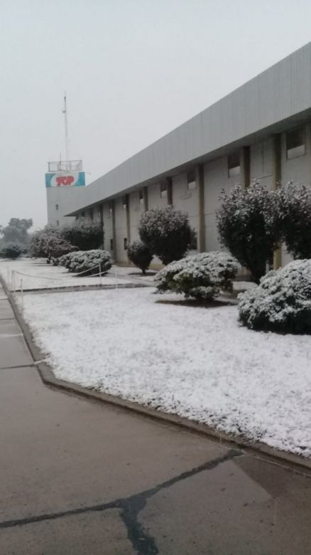 Después de 14 años nevó en Río Cuarto 