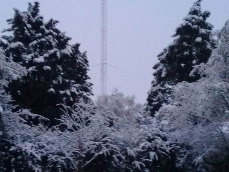 Después de 14 años nevó en Río Cuarto 