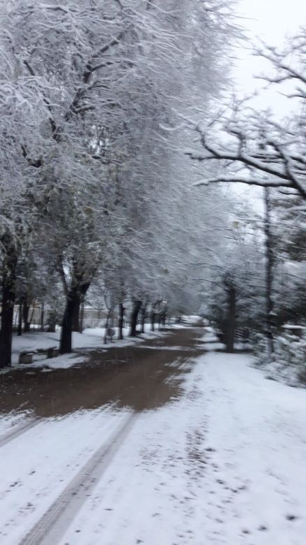 Después de 14 años nevó en Río Cuarto 