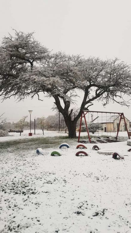 Después de 14 años nevó en Río Cuarto 