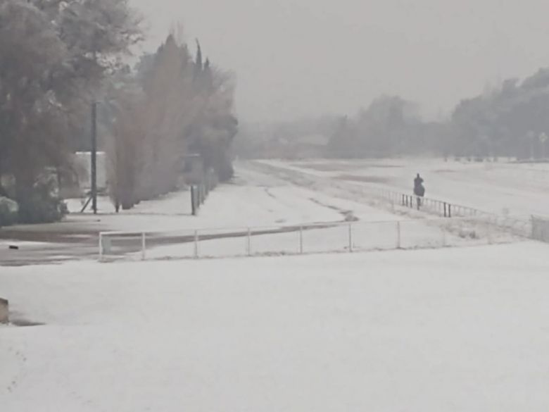 Después de 14 años nevó en Río Cuarto 