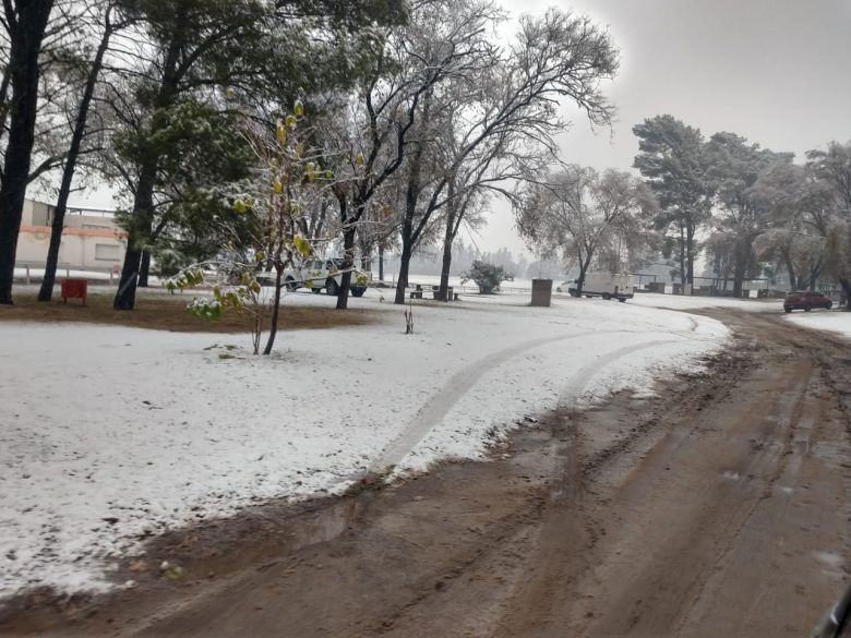 Después de 14 años nevó en Río Cuarto 