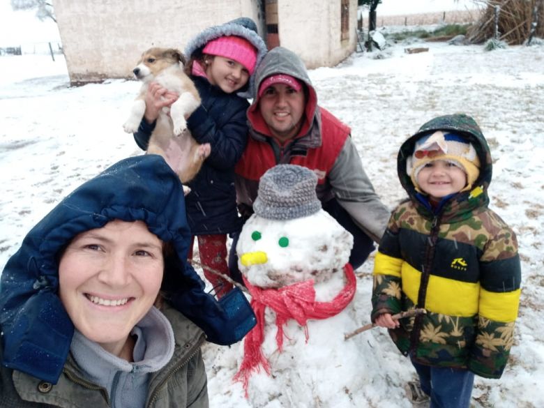 Después de 14 años nevó en Río Cuarto 