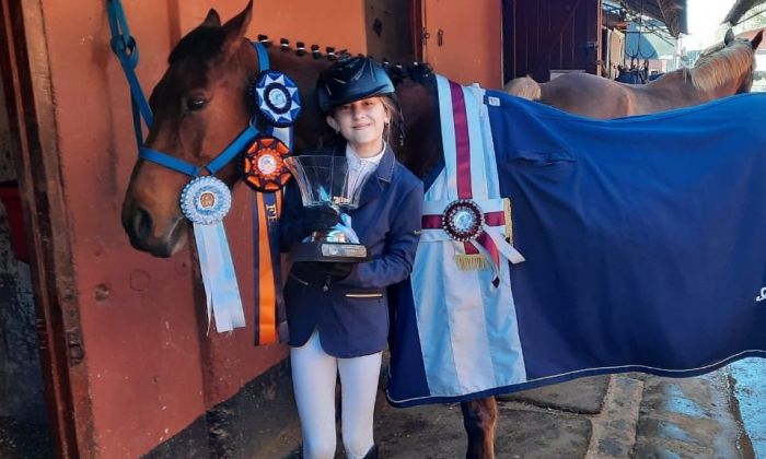 Destacada actuación de Lourdes Vasquetto en el FEI Jumping Children's