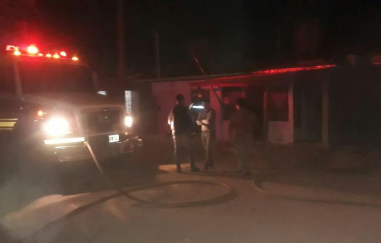 Un incendio se produjo en una vivienda de Banda Norte