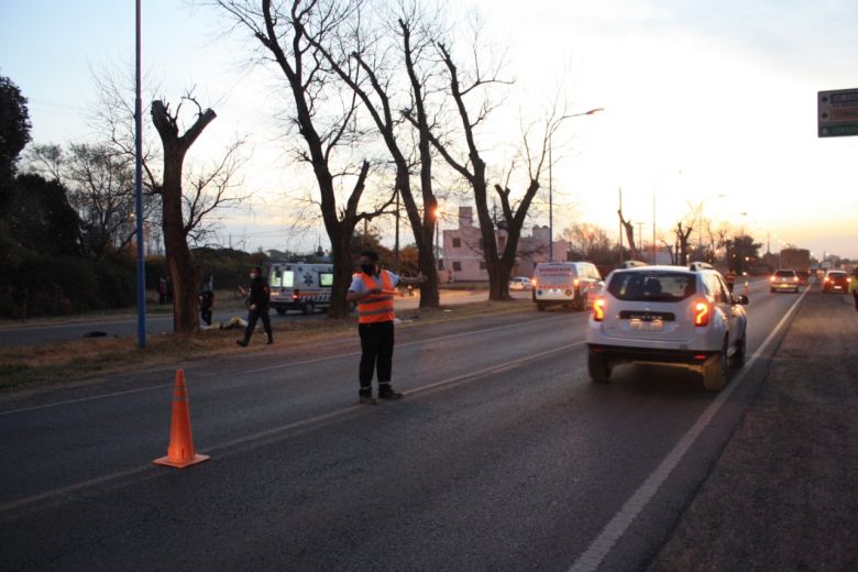 Un motociclista fallecido en cercanía de la UNRC