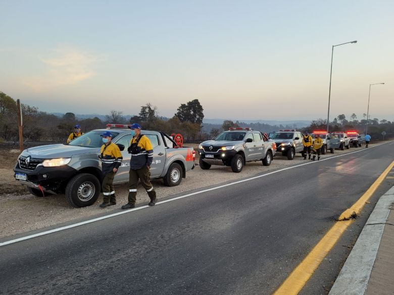 Incendios: los focos registrados no presentan fuego en el perímetro