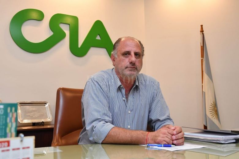 Jorge Chemes y el saludo de las Confederaciones Agrarias al lado de nuestra emisora 