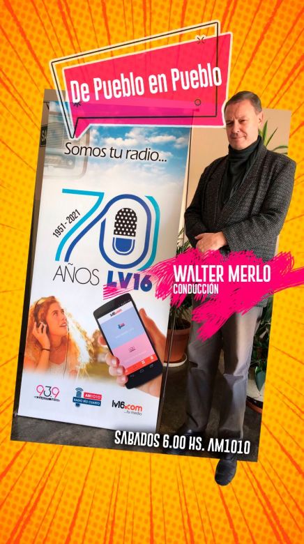 Walter Merlo y su mensaje en nuestras 70 primaveras