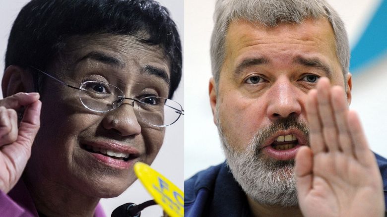 La periodista filipina Maria Ressa y el ruso Dimitri Muratov ganaron el Nobel de la Paz