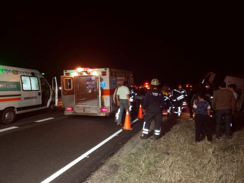 Se encuentra grave la mujer accidentada en el cruce de Ruta 30 con Alpa Corral