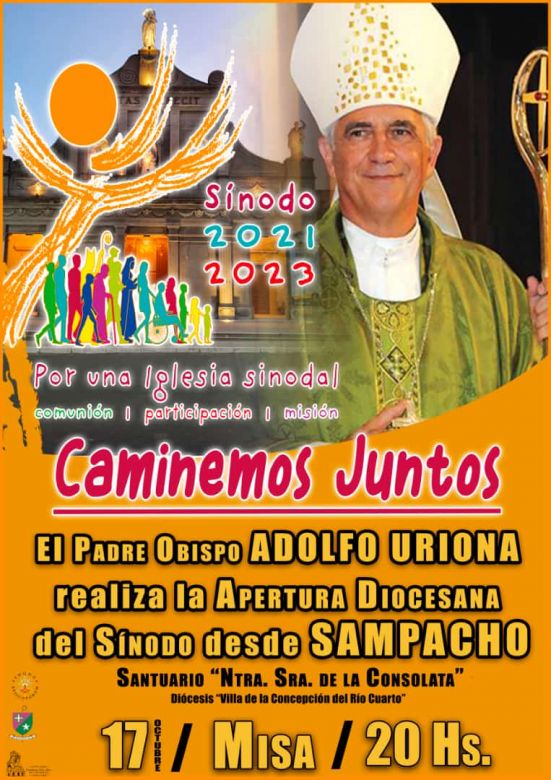 Debate renovador de los católicos que pide Francisco: este domingo Uriona lanza el Sínodo Diocesano en Sampacho