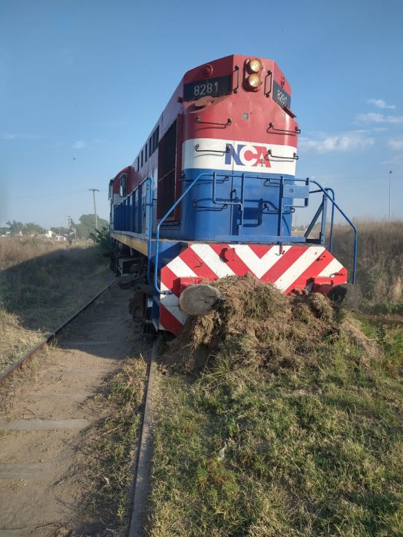 Un tren descarriló en cercanía de la ciudad