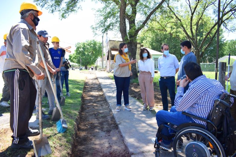 Se construyen 25 rampas para conectar el puente carretero con el Parque Sarmiento