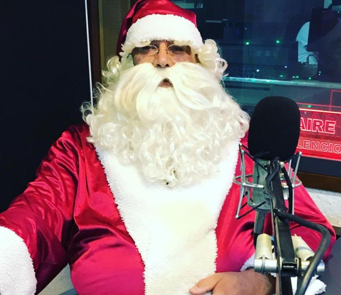 Papá Noel y una emotiva charla esperando la Navidad