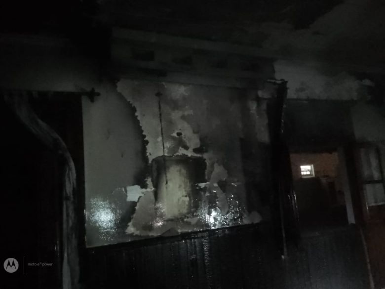 Se incendió el Casino de Suboficiales del Área Material Río Cuarto