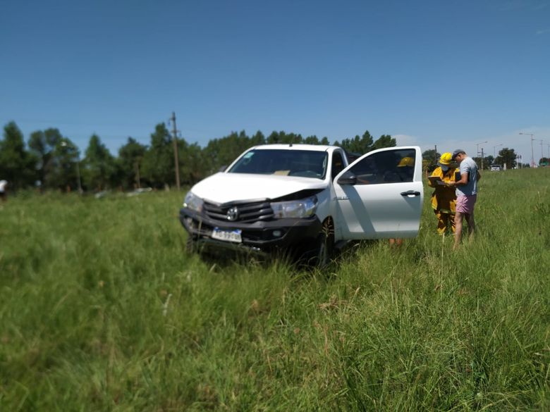 Tres hospitalizados tras protagonizar un accidente en ruta 188: viajaban de Río Negro a Río Cuarto