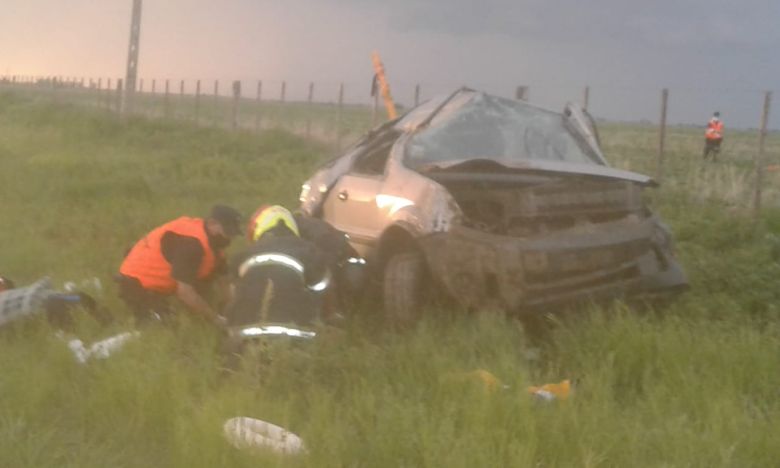 Dos muertos a causa de un siniestro vial en la Ruta 7