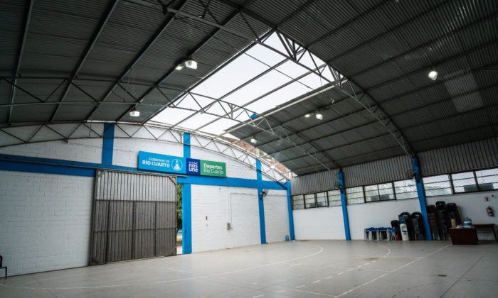 Obras en el Polideportivo 2