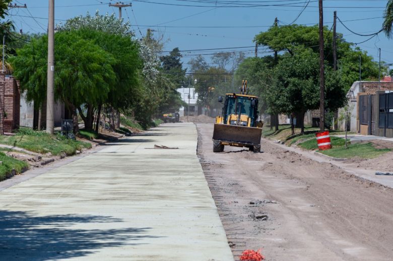 Plan Municipal de Pavimentación: se ejecutan 3 frentes de obras en simultáneo