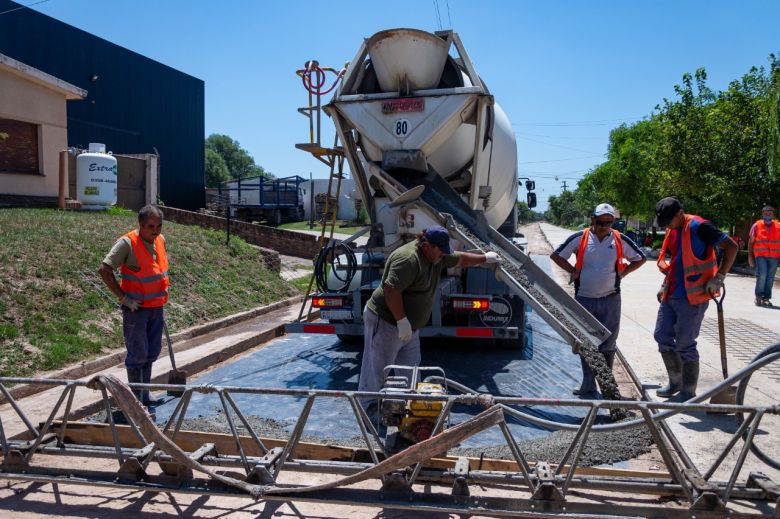 Plan Municipal de Pavimentación: se ejecutan 3 frentes de obras en simultáneo