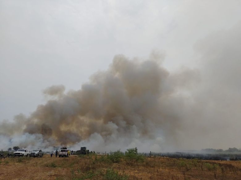 “A pesar de la lluvia, el fuego sigue”