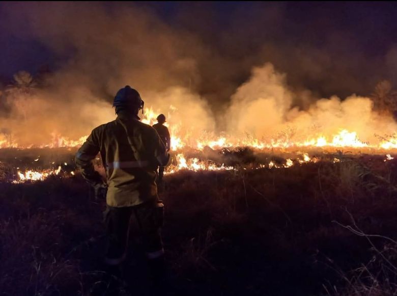 Luego de una semana de trabajo de bomberos en Corrientes, regresan los cuarteles a sus localidades 