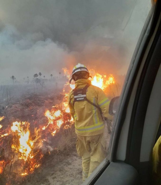 Luego de una semana de trabajo de bomberos en Corrientes, regresan los cuarteles a sus localidades 